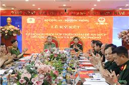 Ký kết kế hoạch phối hợp triển khai Đề án 06 giữa Bộ Quốc phòng và Bộ Công an